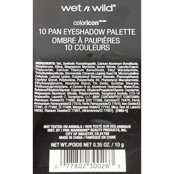 Wet n Wild - Coloricon - Eyeshadow Palette - # 1230026 Wizards In Training - Picture 7 of 7